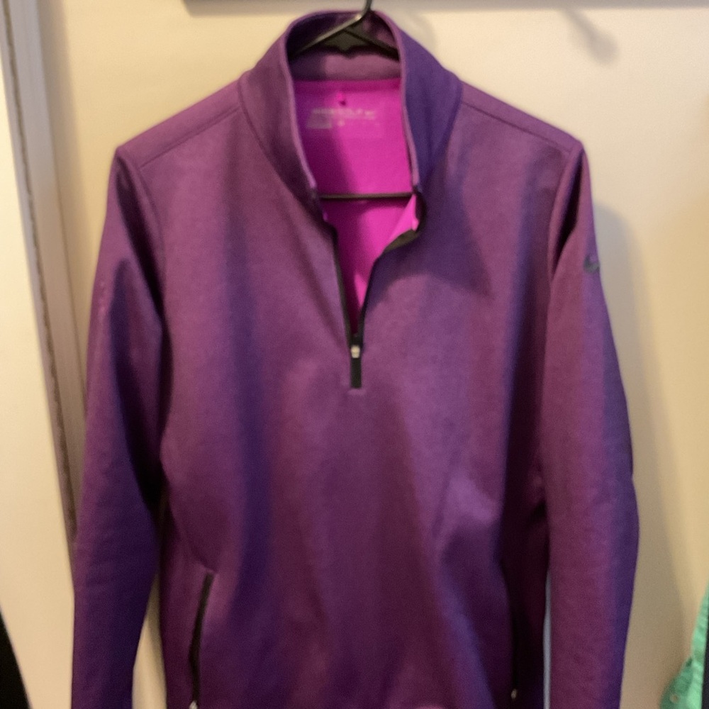Nike Purple Quarter-Zip Pullover